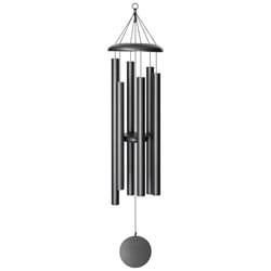 Corinthian Bells Silver Vein Aluminum 50 in. Wind Chime