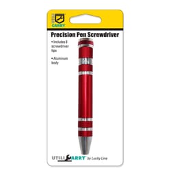 UtiliCarry Flathead/Phillips Pen Precision Driver Set 9 pc