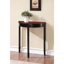 Linon Home Decor Traditional 13 in. W X 26 in. L Semi-Circle Console Table