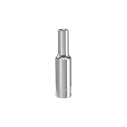 Craftsman 3/16 in. X 1/4 in. drive SAE 6 Point Deep Socket 1 pc