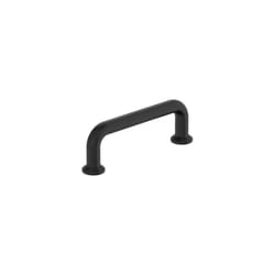 Amerock Contemporary Cabinet Pull 3 in. Matte Black Black 6 pk