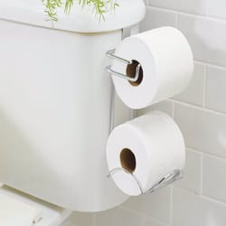 iDesign Chrome Silver Over the Tank Toilet Paper Holder