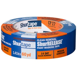 Shurtape Shurrelease 1.41 in. W X 60 yd L Blue Medium Strength Painter's Tape 1 pk
