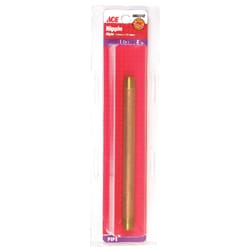 Ace 1/8 in. MPT X 1/8 in. D MPT Brass Nipple 5 in. L