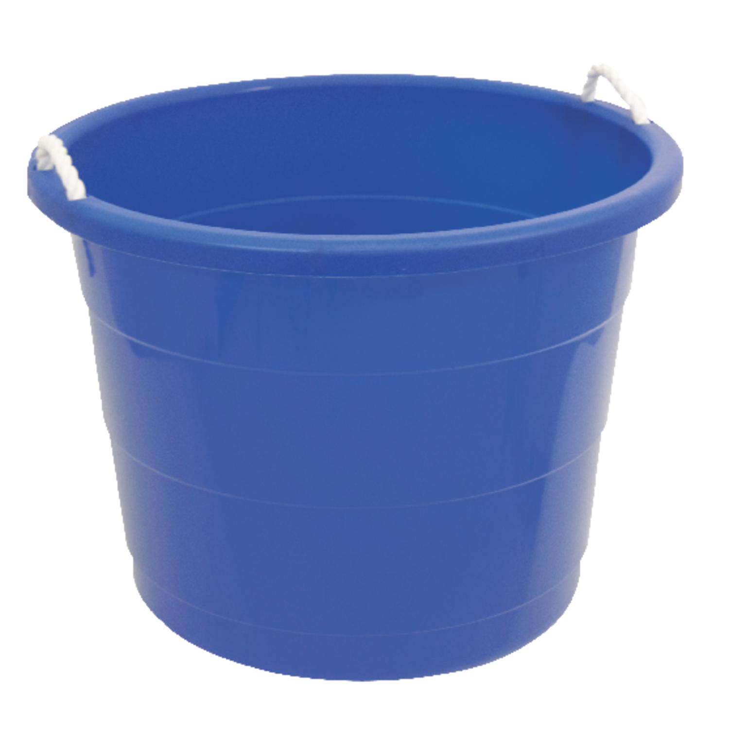 toy bucket with rope handles