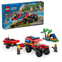 LEGO City Fire Truck with Rescue Boat Assorted 301 pc