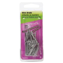 HILLMAN 16 Ga. X 1 in. L Bright Steel Brad Nails 1 pk 2 oz