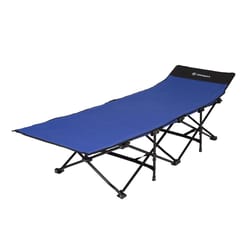 Stansport Blue Tough Cot 14.9 in. H X 26 in. W X 25 in. L 1 each