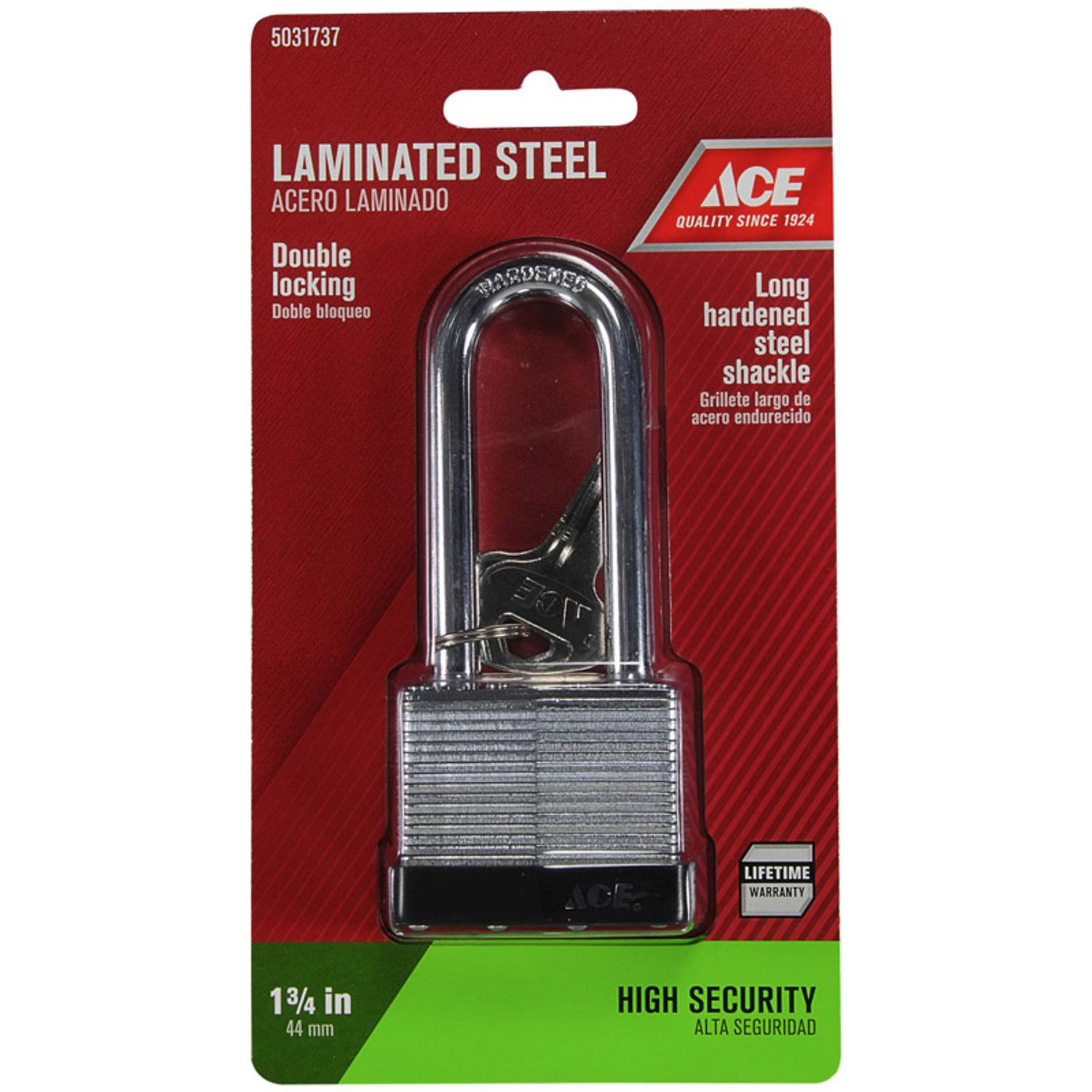 Ace 1-3/8 in. H X 1-3/4 in. W X 1-1/16 in. L Steel Double Locking 