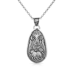 Montana Silversmiths Women's Wildflower Impressions Silver Necklace
