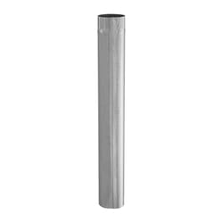 Imperial 3 in. D X 24 in. L Galvanized Steel Furnace Pipe