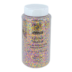 Bazic Products Metallic Multicolor Glitter Shaker Exterior and Interior 16 oz