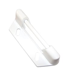 Barton Kramer Satin White Aluminum Door Latch 1 pk