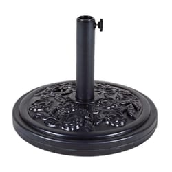 Hiland Black Round Plastic Umbrella Base