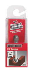 Vermont American 3/8 in. D X 3/8 in. X 1-9/16 in. L Carbide Tipped Core Box Router Bit