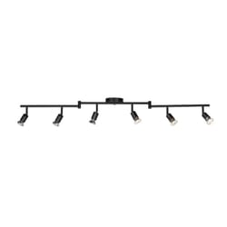 Globe Electric Payton Matte Black 6 lights Track Light Fixture