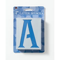 Plaid 4 in. Card Stock Letters Stencil 48 pk