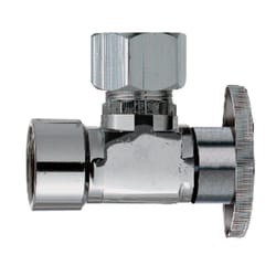 Ace 1/2 in. FIP X 1/2 in. Compression/Slip Joint Brass Angle Stop Valve