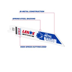 Lenox METALWOLF 6 in. Bi-Metal WAVE EDGE Reciprocating Saw Blade 14 TPI 1 blade