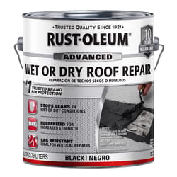 Rust-Oleum Advanced Black Asphalt Wet/Dry Surface Roof Cement 1 gal