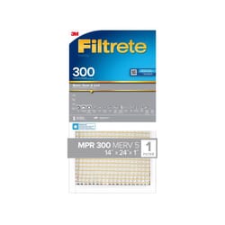 Filtrete 14 in. W X 24 in. H X 1 in. D 300 MPR Pleated Filter Dust 1 pk