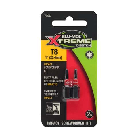 Ace Torx T8 X 1 in. L Driver Bit S2 Tool Steel 1 pc