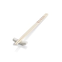 HIC Helen's Asian Kitchen White Ceramic Chopstick Rest