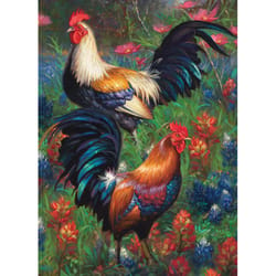 Cobble Hill Roosters Jigsaw Puzzle 1000 pc