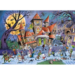 Cobble Hill Doodle Town Haunted House Puzzle 350 pc