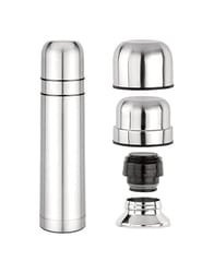 Bene Casa 16.9 oz Silver/Black Coffee Thermos