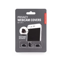 Kikkerland Black Privacy Webcam Covers Cell Phone Accessories For All Mobile Devices