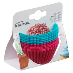 Trudeau Muffin Cups Blue/Purple 12 pc