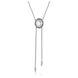 Montana Silversmiths Women's Halo Spirit Silver/White Necklace