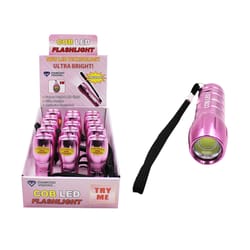Diamond Visions 200 lm Pink LED COB Flashlight AAA Battery