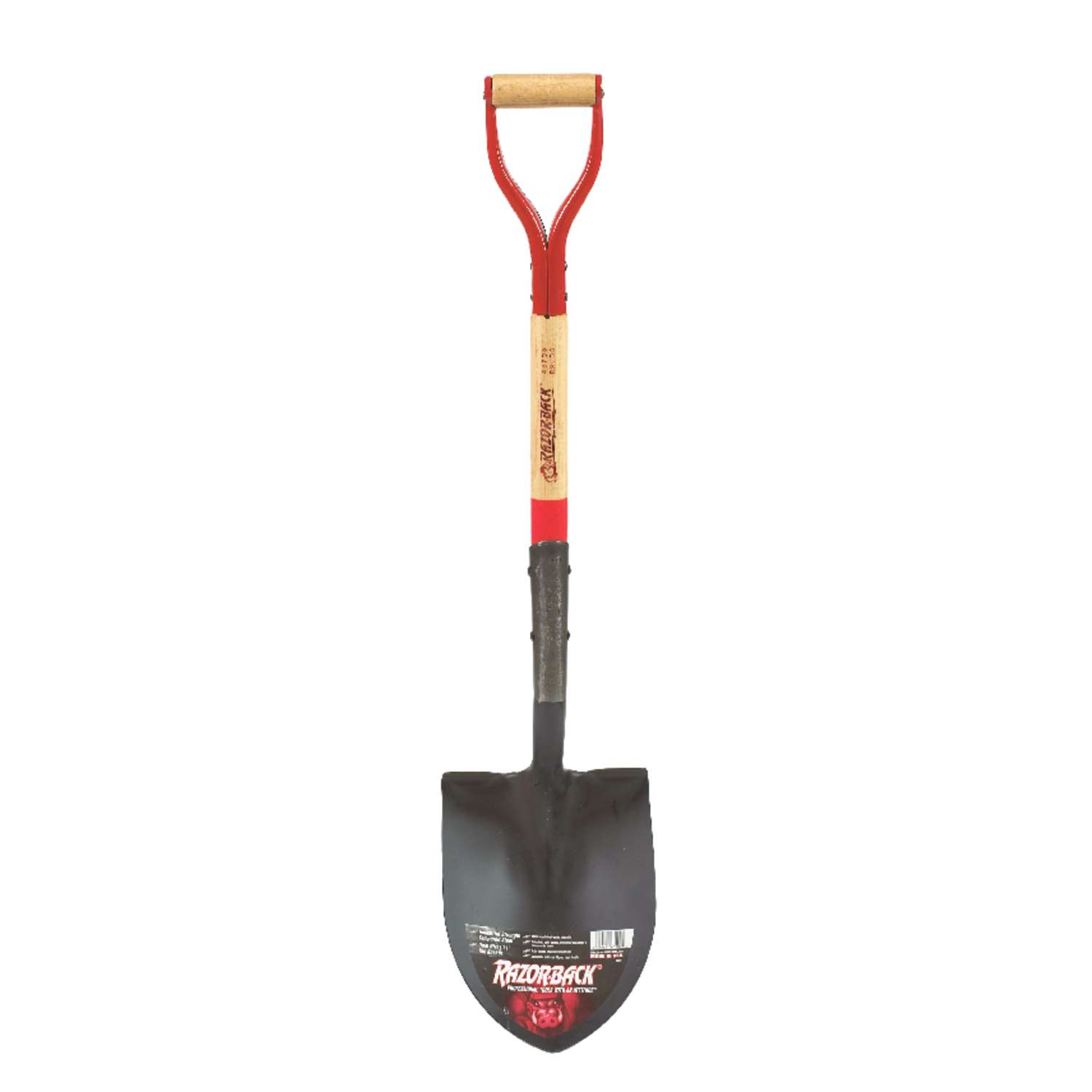 RazorBack Steel 91/2 in. W x 41.5 in. L Round point Shovel Wood Ace Hardware