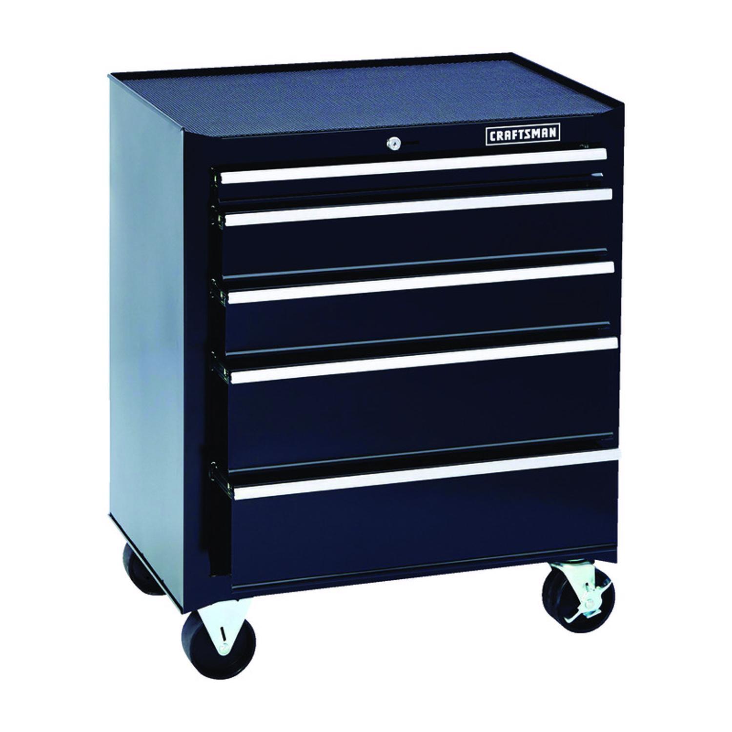 Craftsman 26 in. 5 drawer Steel Rolling Tool Cabinet 32-1/2 in. H X 18 in. D Uae Electronic uaeelectronic.com