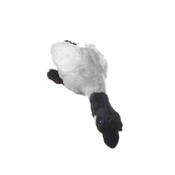 Multipet Migrators Black/White Plush Canadian Goose Dog Toy Medium 1 pk