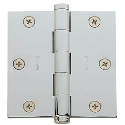 Baldwin Estate 3-1/2 in. L Polished Chrome Door Hinge 1 pk