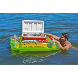 Airhead Sportsstuff PVC Inflatable Green Cooler Caddy 38 in. W X 47 in. L