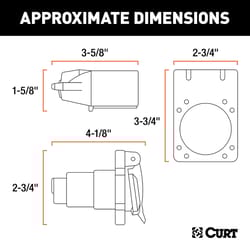 CURT 7 Way RV Blade Connector