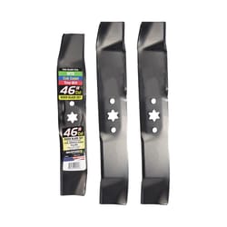 MaxPower 46 in. Mulching Mower Blade Set For Riding Mowers 3 pk