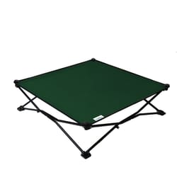 Coolaroo Green Polyethylene Pet Bed 6.7 in. H X 41 in. W X 41 in. L