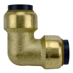 Apollo Tectite Push to Connect 1/2 in. PTC in to X 1/2 in. D PTC Brass 90 Degree Elbow