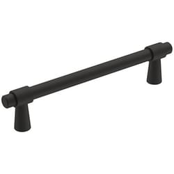 Amerock Destine Contemporary Rectangle Cabinet Pull 5-1/16 in. Matte Black 1 pk