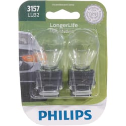 Philips LongerLife Incandescent Back-Up/Cornering/Stop/Turn Miniature Automotive Bulb 3157LLB2