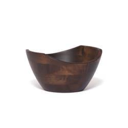 Lipper International Natural Beechwood Contemporary Wavy Rim Bowl 1 pc