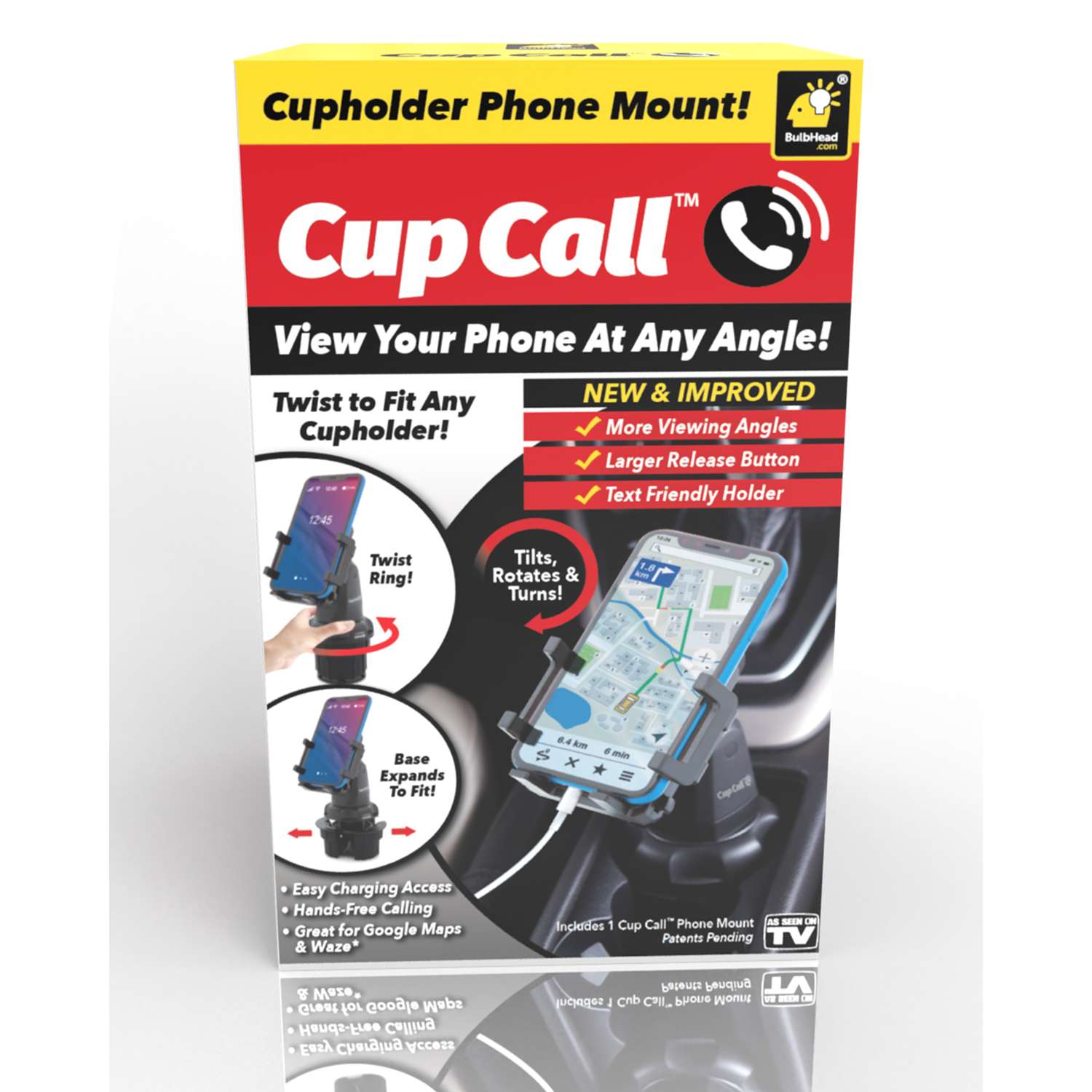 Cup Call As Seen on TV Cup Holder Phone Mount Plastic 1 pk Ace Hardware