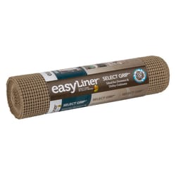 Duck Select Grip EasyLiner 10 ft. L X 12 in. W Brownstone Non-Adhesive Shelf Liner