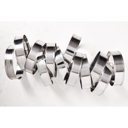 King Arthur Baking Company Silver Stainless Steel English Muffin Rings