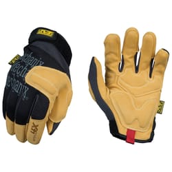 Mechanix Wear Men's Abrasion Gloves Black/Tan XL 1 pair